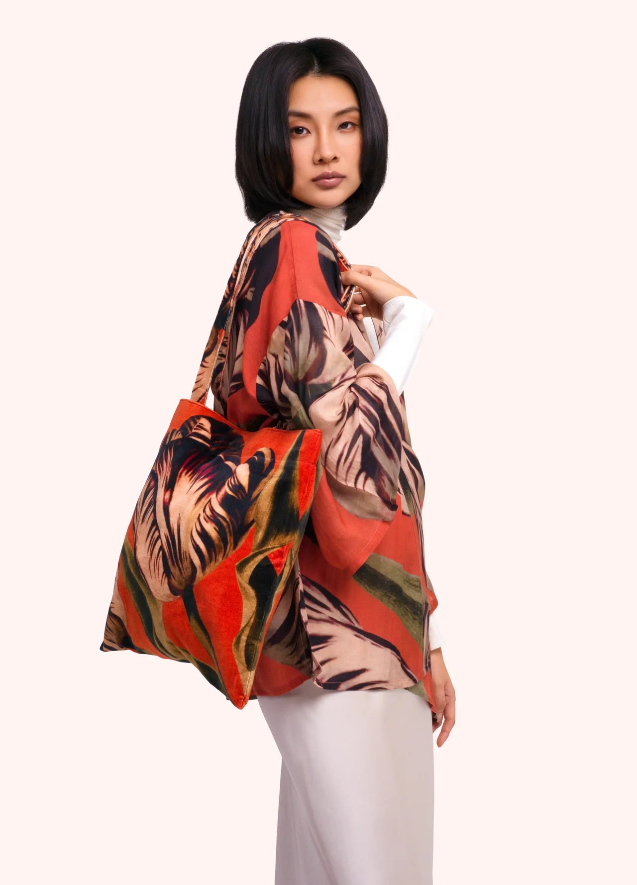 Velvet Tote by Powder Design in Tulip