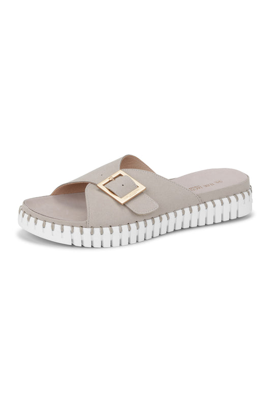 One Buckle Shoe w/White Sole by Ilse Jacobsen in Atmosphere