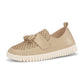 Tassel Loafer by Ilse Jacobsen in Platin w/Camel Sole