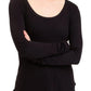 Tessa Feather Rib Long Sleeve by Threads 4 Thought in Black