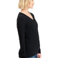 Kelly Rib V-Neck by Threads 4 Thoughts in Black