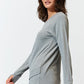 Leanna Feather Fleece Tunic by Threads 4 Thought in Heather Grey