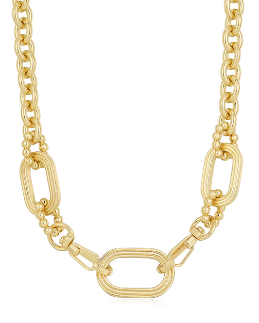 Coronado Statement Necklace by LUV AJ in Gold