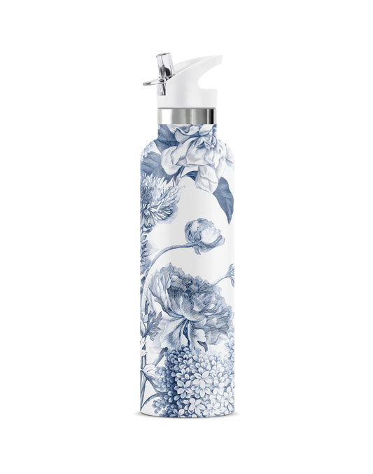 Toile Fleurie 25oz. Insulated Water Bottle by My Bougie Bottle