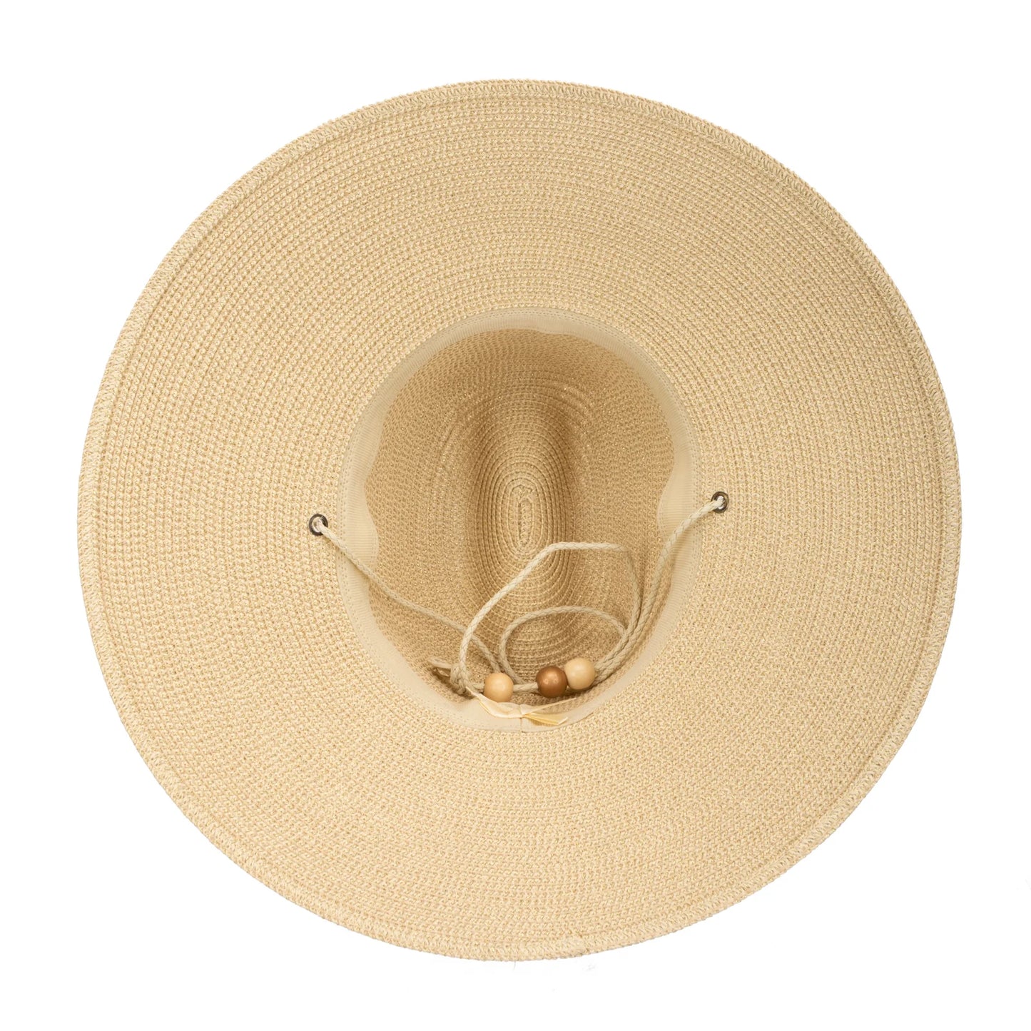 Honey - Women's Lurex & Paper Braid Cattleman's Crease Lifeguard by San Diego Hat Co.