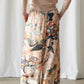 Hummingbird Palazzo Pants by One Hundred Stars in Nude