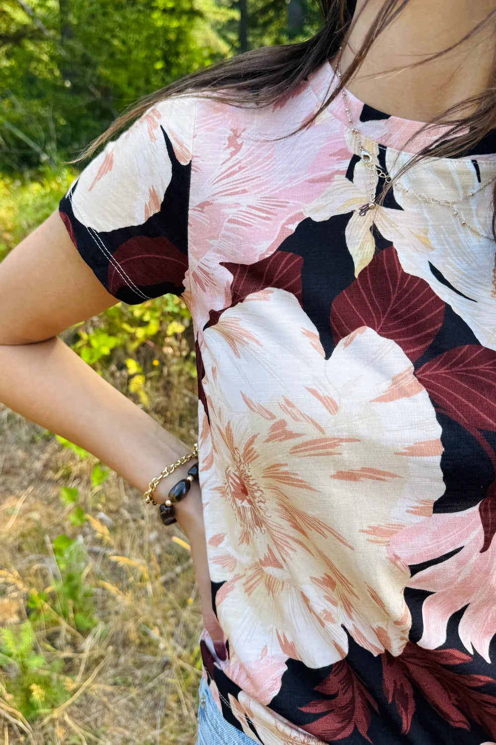 The Perfect Tee by Sanctuary in Woodland Floral