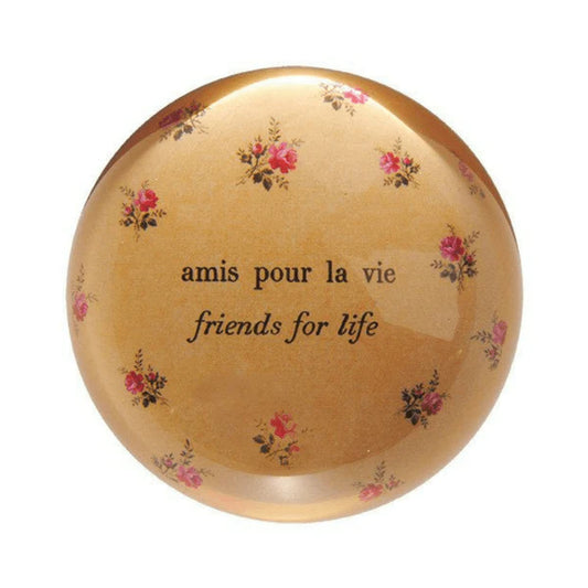 Amis Pour La Vie Paperweight by Sugarboo
