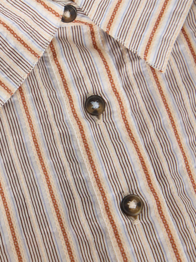 Orla Pop Over Shirt by White Stuff in Natural