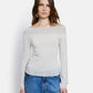 Vivienne Off-Shoulder Long Sleeves Top by Maison Lurex in Ecru