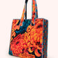 Lux Velvet Quilted Tote by Powder Design in Chrysanthemum