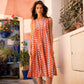 Miana Cap Estel Dress by Zen Ethic in Orange