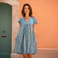 Iris Nissa Dress by Zen Ethic in Blue