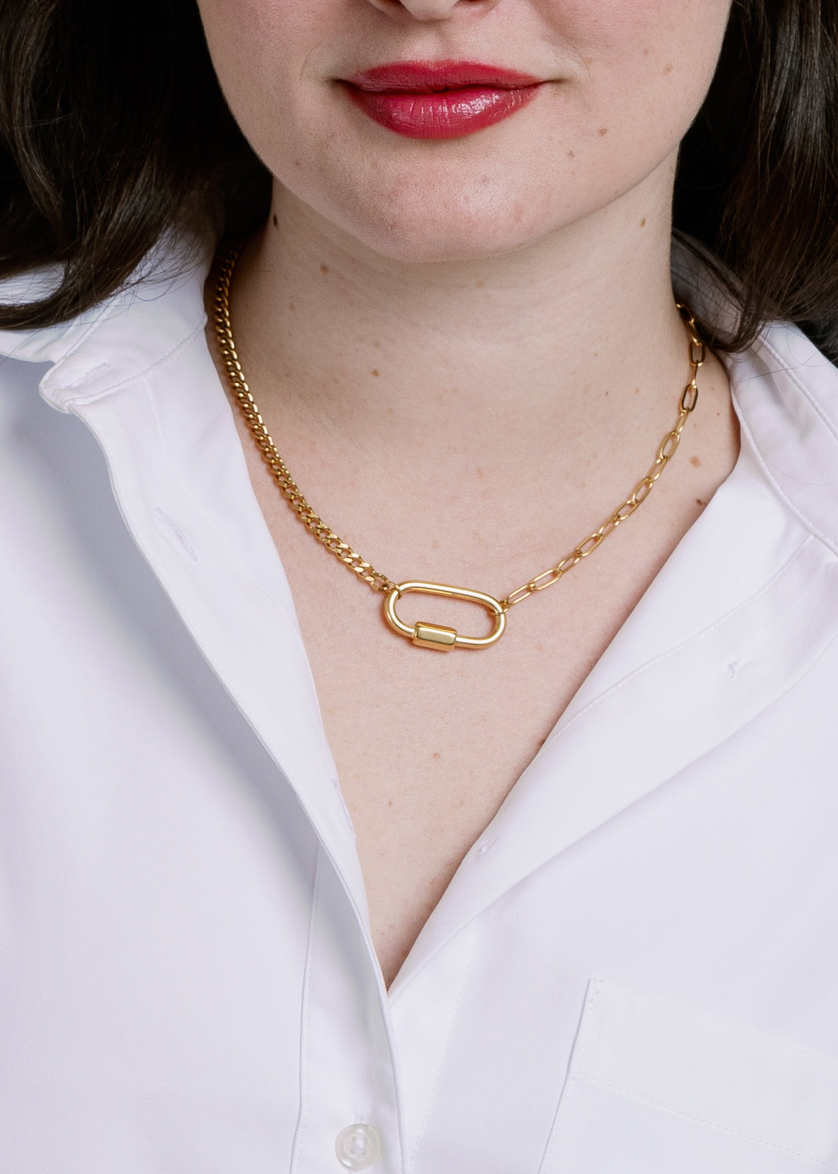Valentina Necklace by Vincent Jewelry in Gold