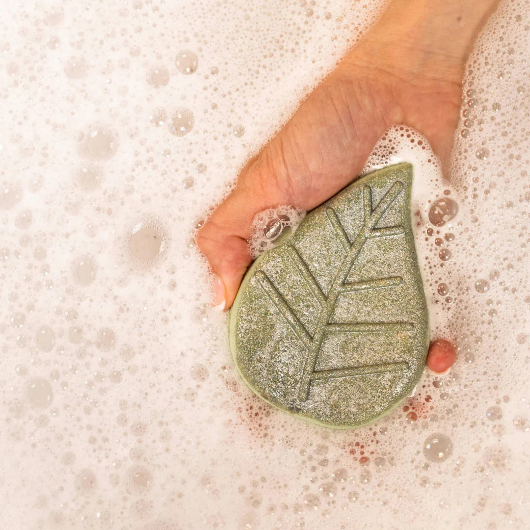 Moisturizing Bath Bomb by PACHA SOAP CO in Vanilla & Sage