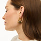 Rachel Triangle Hoop Earring by Brackish