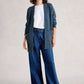 Erin Long Line Cardigan by White Stuff in Dark Blue