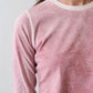 Reverse Spray Lightweight Crew Tee by Patrick Assaraf in Red Earth