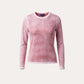 Reverse Spray Lightweight Crew Tee by Patrick Assaraf in Red Earth