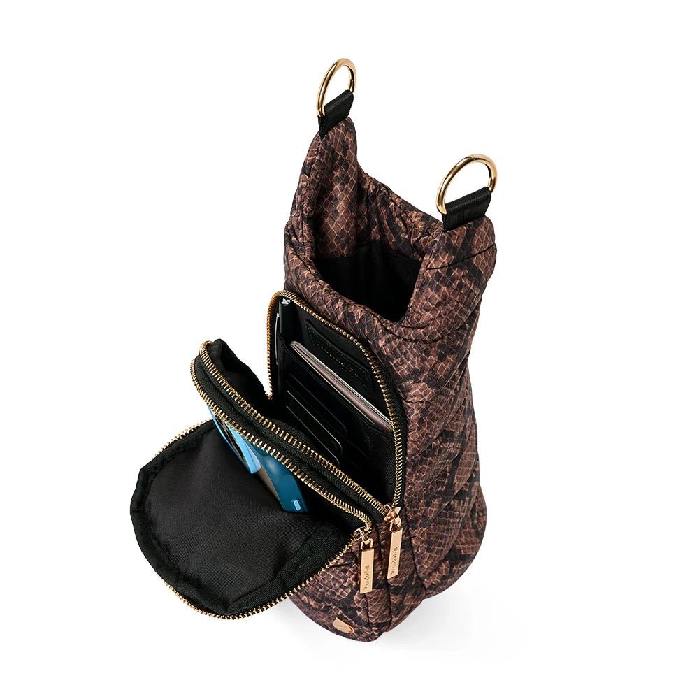 Nylon Print Hydrobag by Wanderfull in Snake