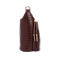 Faux Croc Hydrobag by Wanderfull in Merlot