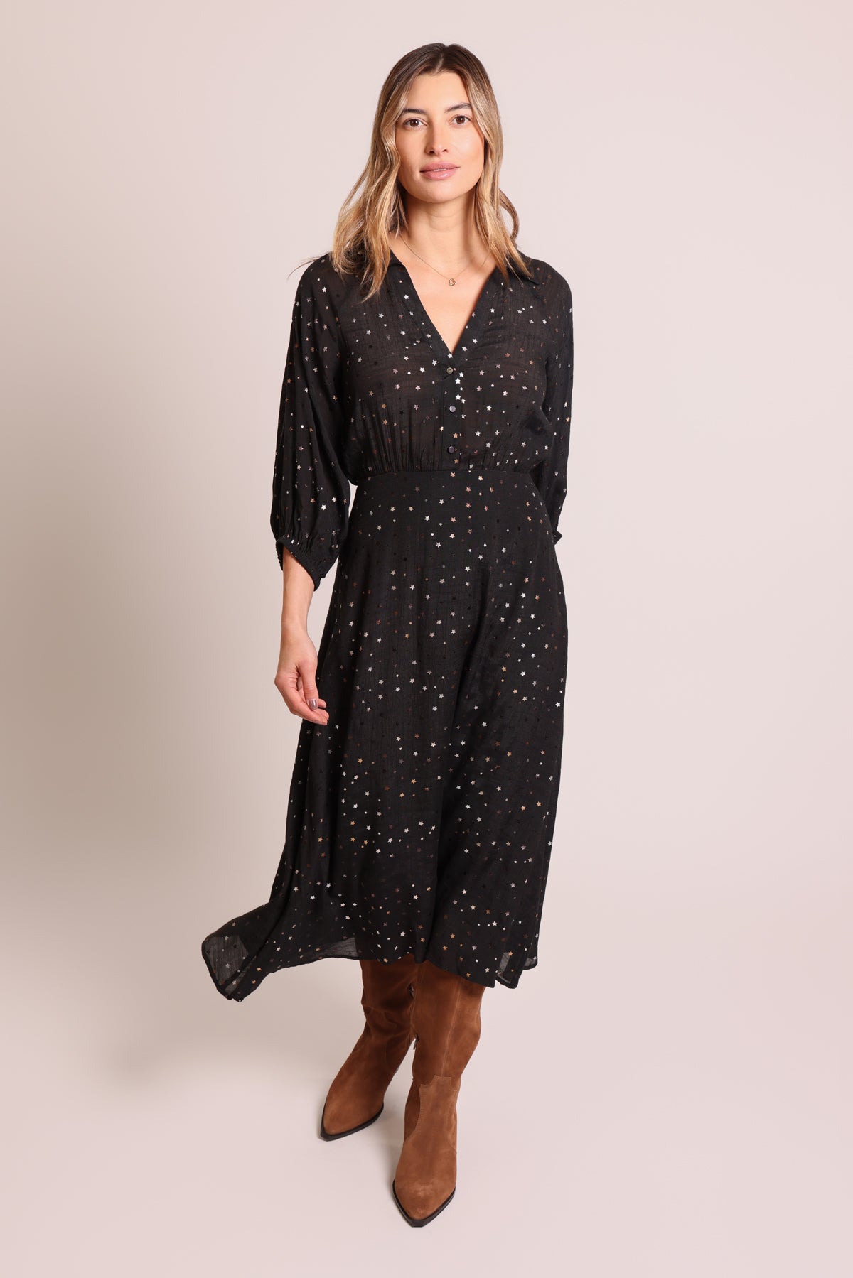 Fusion Dress by Traffic People in Black