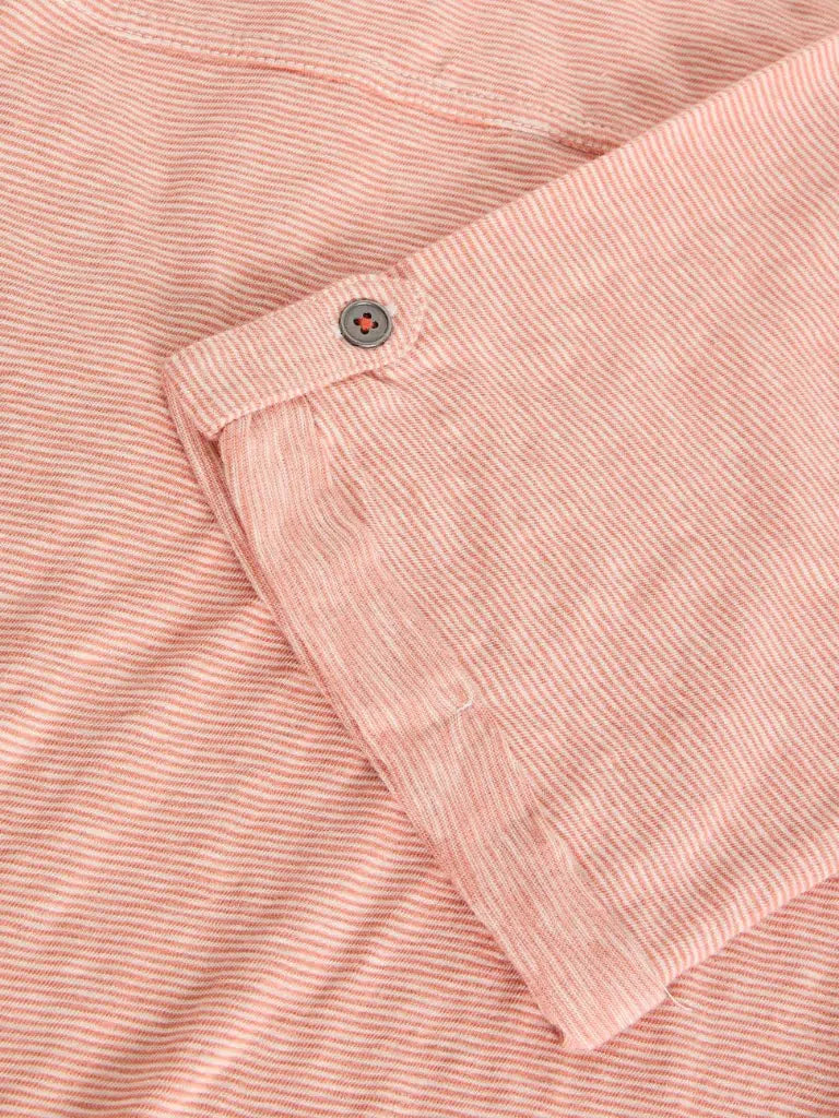 Allie Short Sleeve Stripe Shirt by White Stuff in Orange