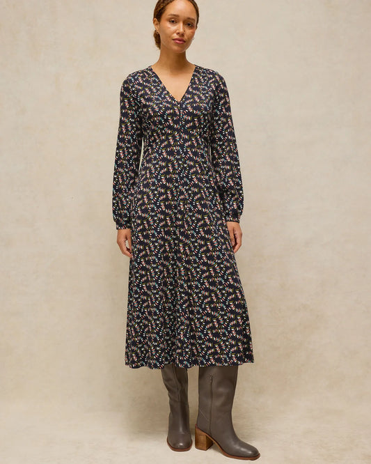 Megan Jersey Dress by White Stuff in Navy Multi