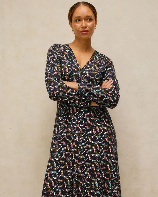 Megan Jersey Dress by White Stuff in Navy Multi