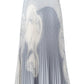 Diana Arabesque Pleated Skirt by Wild Cosmos in Ice Grey