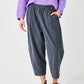 Olla Carrot Shape Baby Cord Pants by Suzy D London in Grey