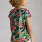 Nelly Notch Neck Tee by White Stuff in Green