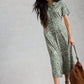 Rua Jersey Shirt Dress by White Stuff in Green