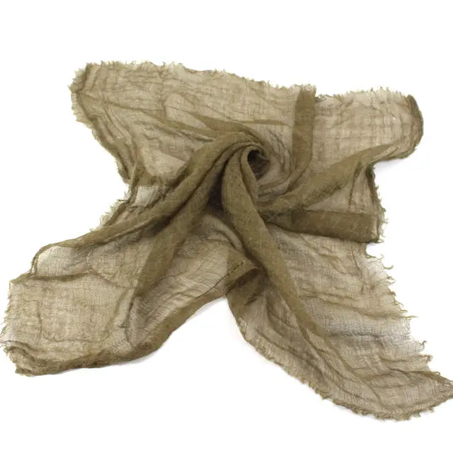 Square Scarf by Pretty Persuasions in Olive