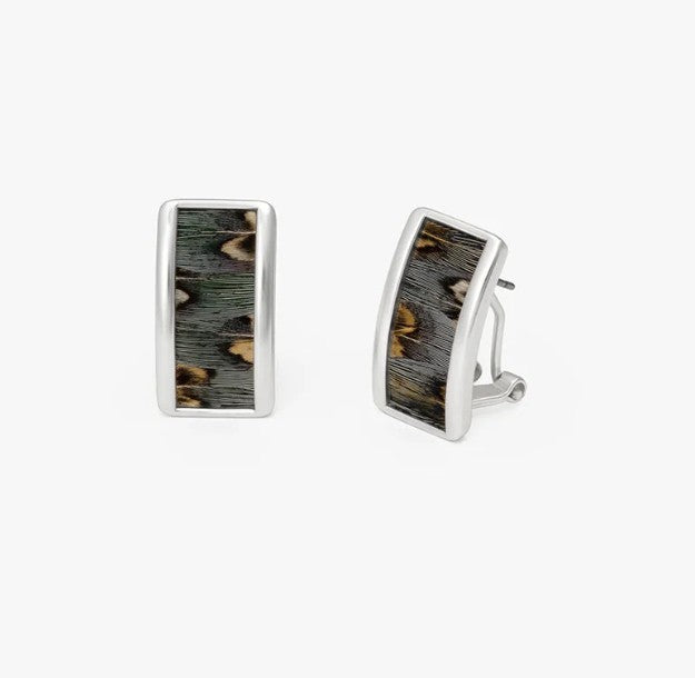 Argento Stud Earring by Brackish in Sliver