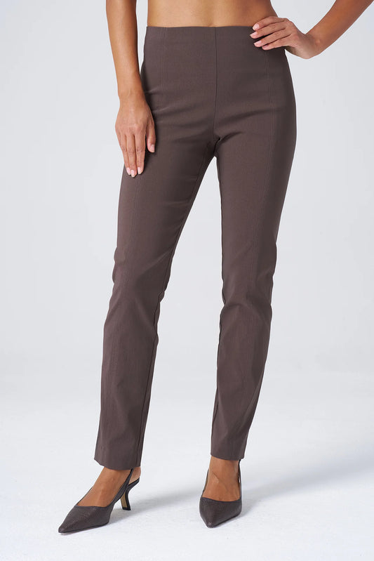 All-Season Tapered Pant by Franne Golde in Bark