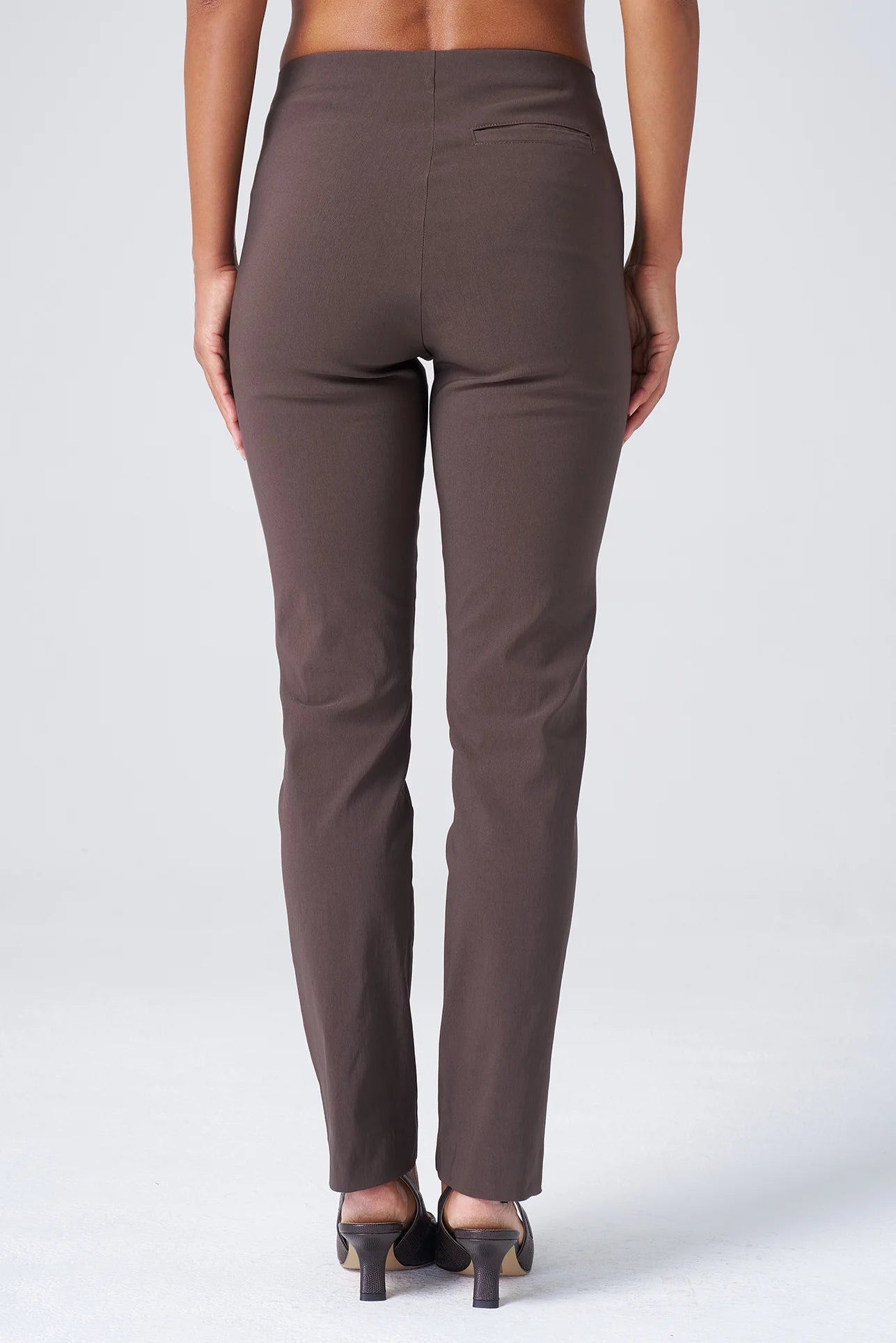 All-Season Tapered Pant by Franne Golde in Bark