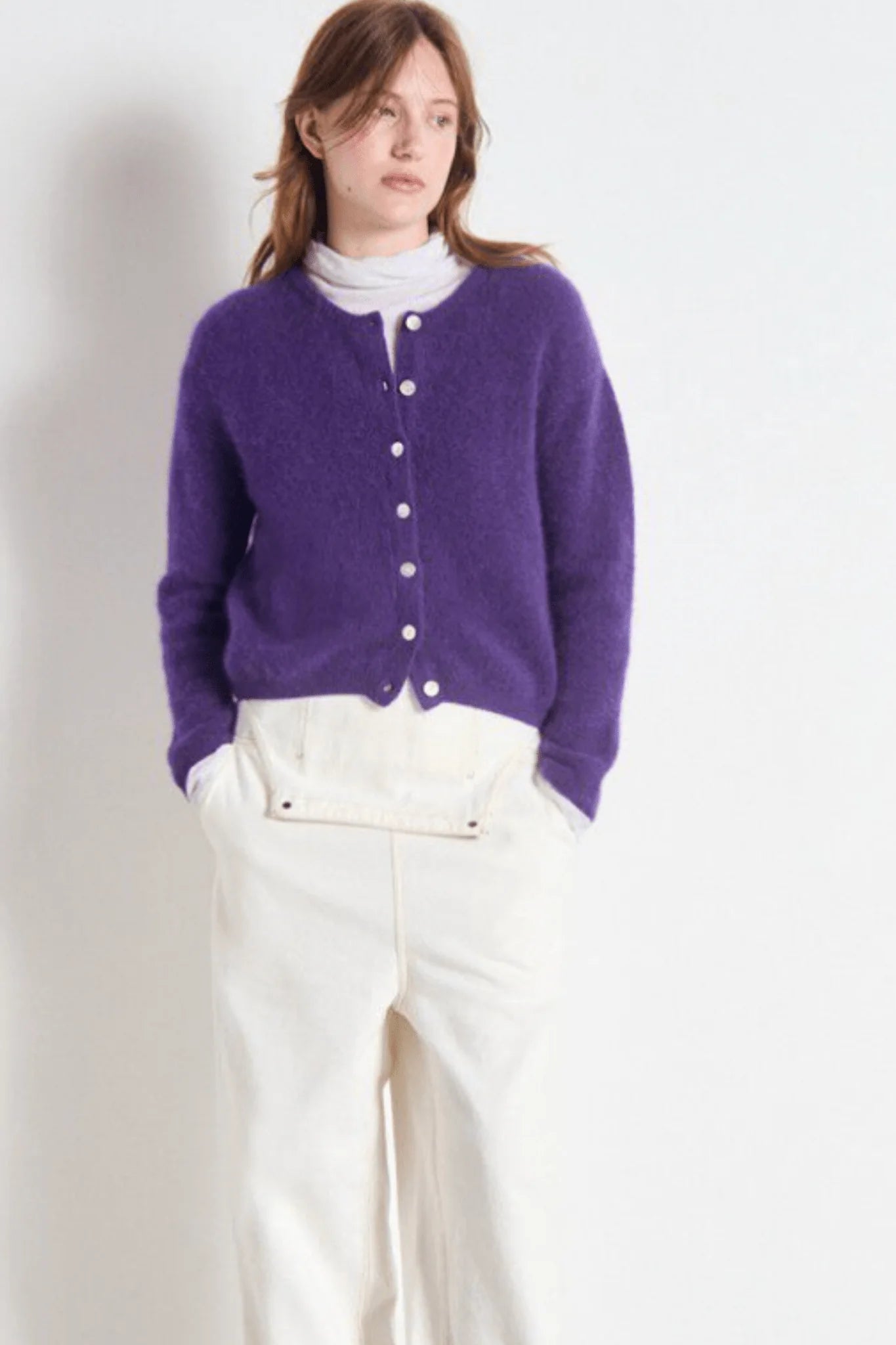 Vito Sweater by American Vintage in Aubergine
