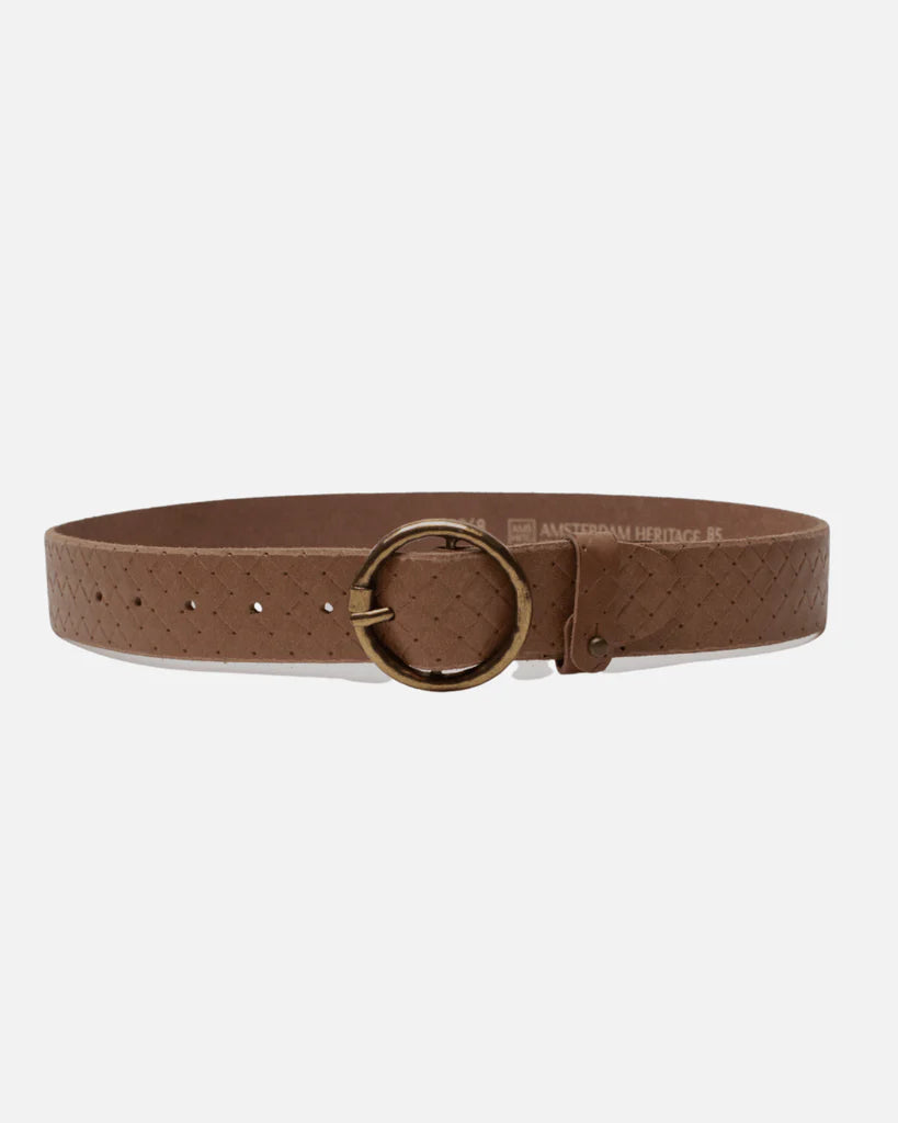 Zoya Belt by Amsterdam Heritage in Brown