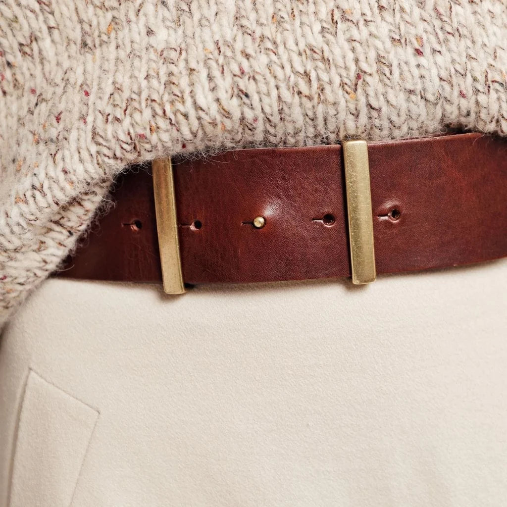 Julia Belt by Amsterdam Heritage in Brown