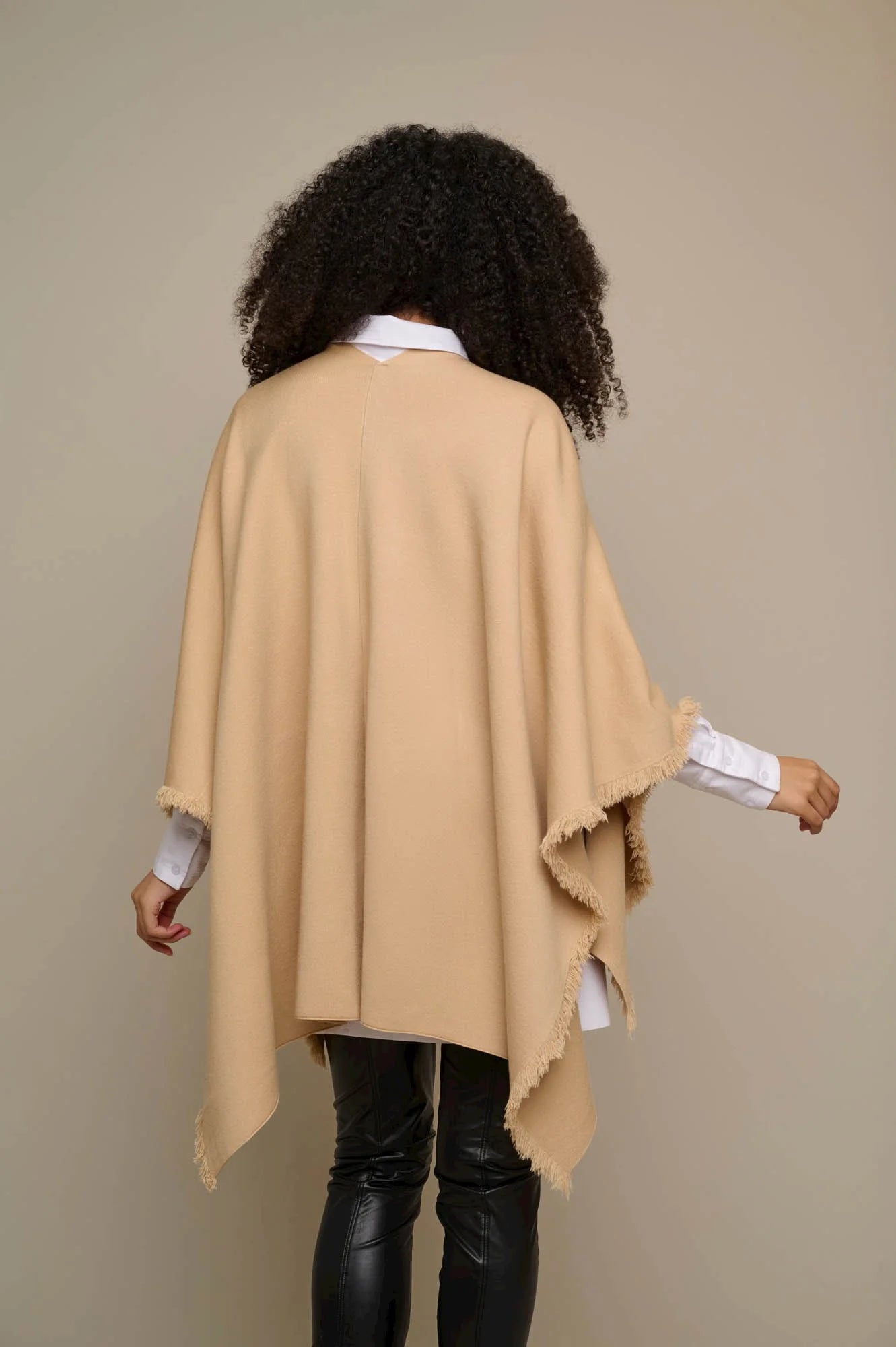 Anke Poncho by Rino & Pelle in Cookie