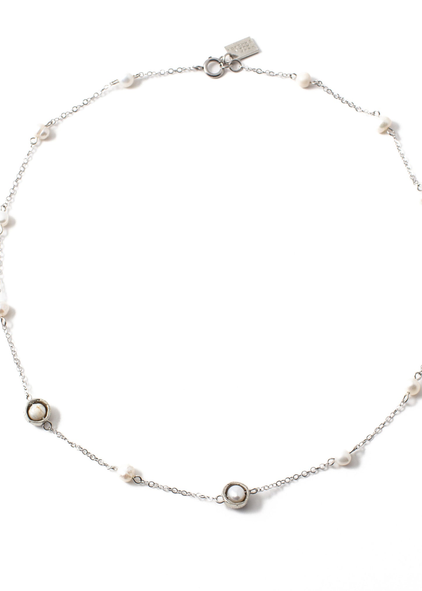 Isadoral Necklace by Anne-Marie Chagnon in Silvery