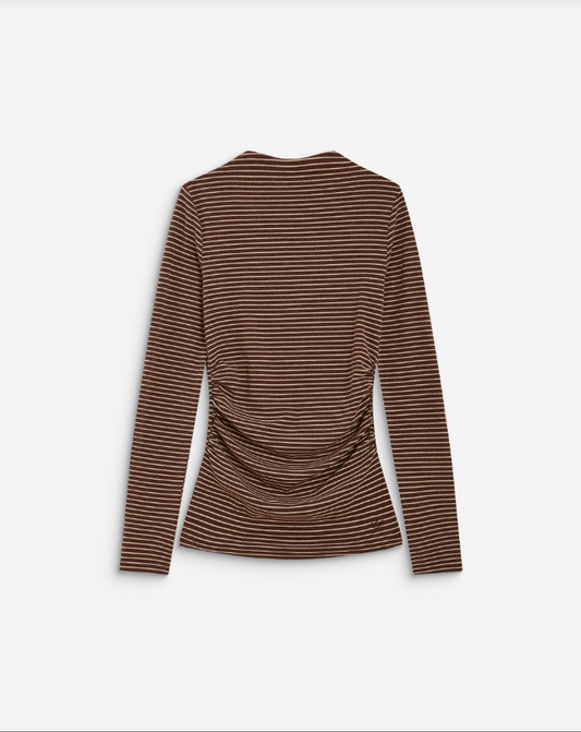 Aralee T-Shirt by Grace & Mila in Terracotta