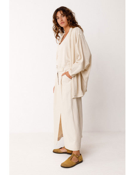 Aras-Gots Sweater by SKFK in Ivory