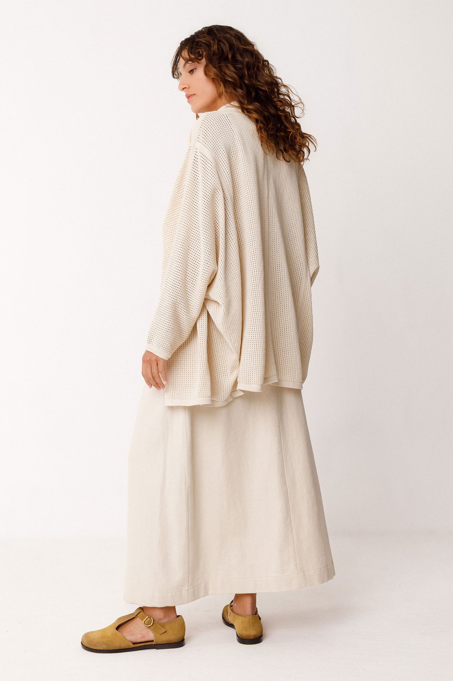 Aras-Gots Sweater by SKFK in Ivory