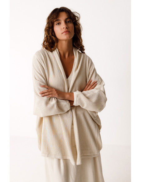 Aras-Gots Sweater by SKFK in Ivory