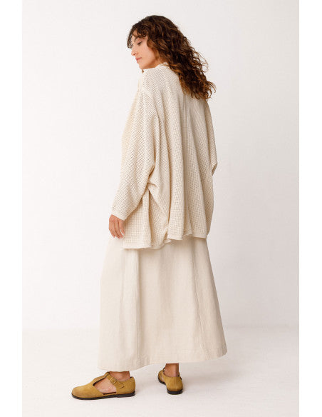 Aras-Gots Sweater by SKFK in Ivory