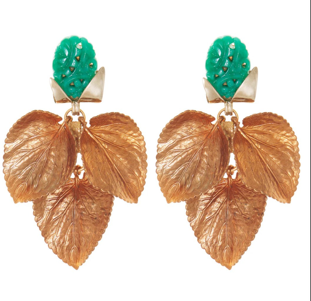 Arbor Earring by Castlecliff in Pine