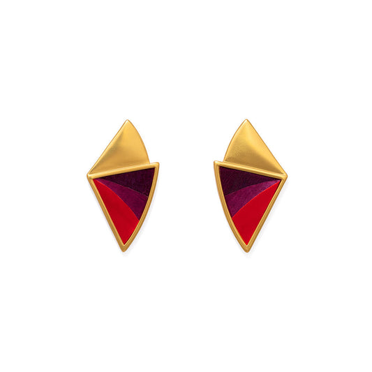 Aria Triangle Drop Earring by Brackish