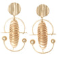 Ashoka Earring by Castlecliff in Brass